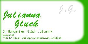 julianna gluck business card